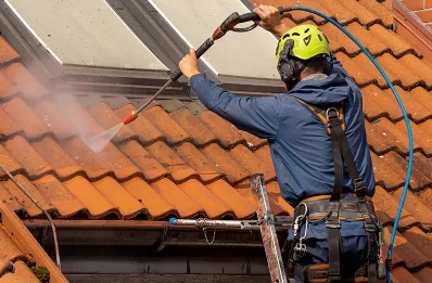 Démoussage et hydrofuge de toiture à Gourvieille